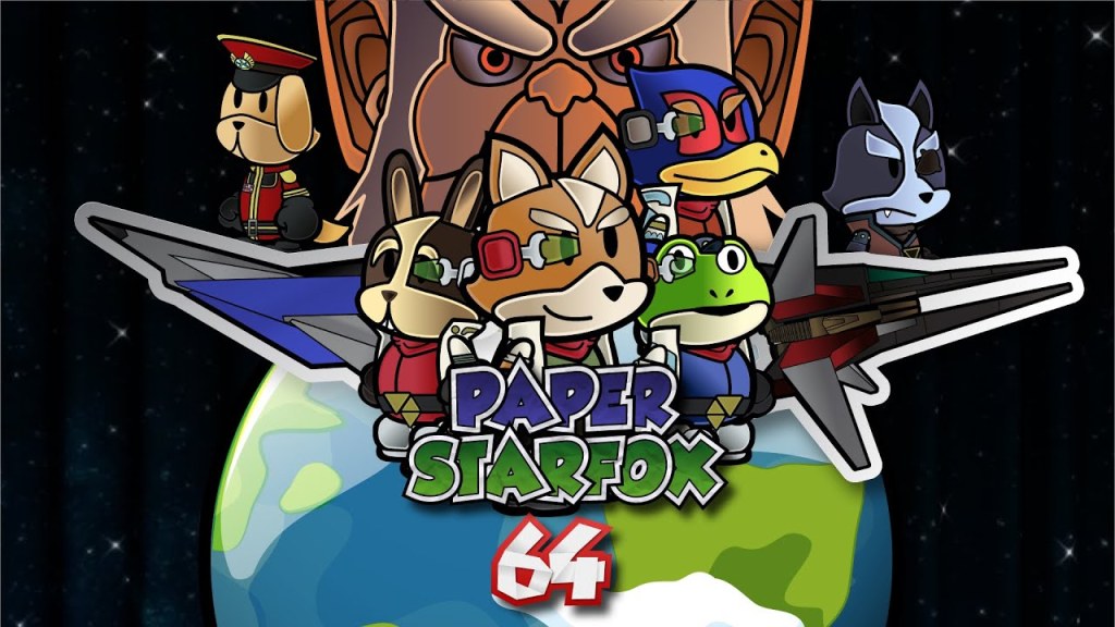 Paper Star Fox 64 Logo