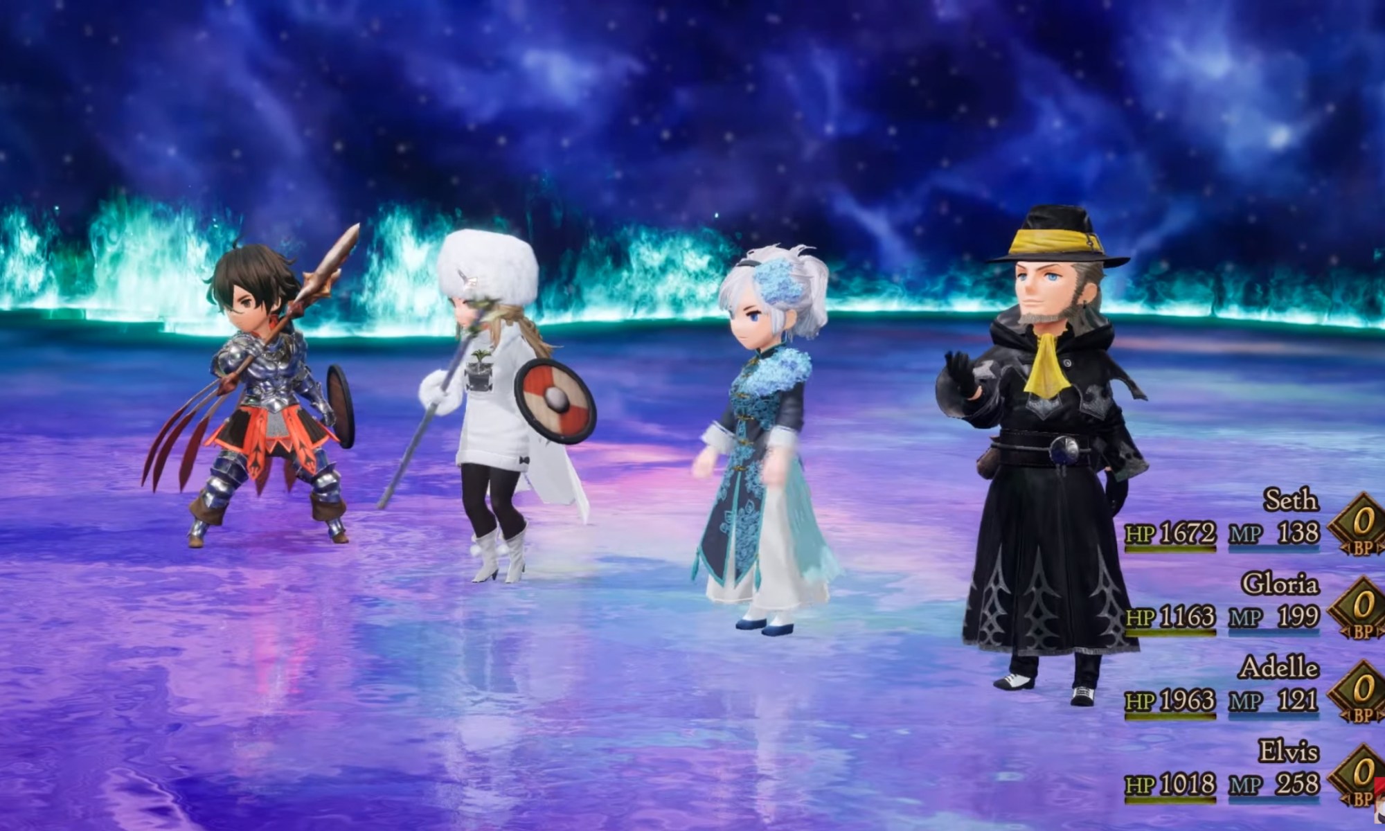 Bravely Default 2 Switch Gameplay